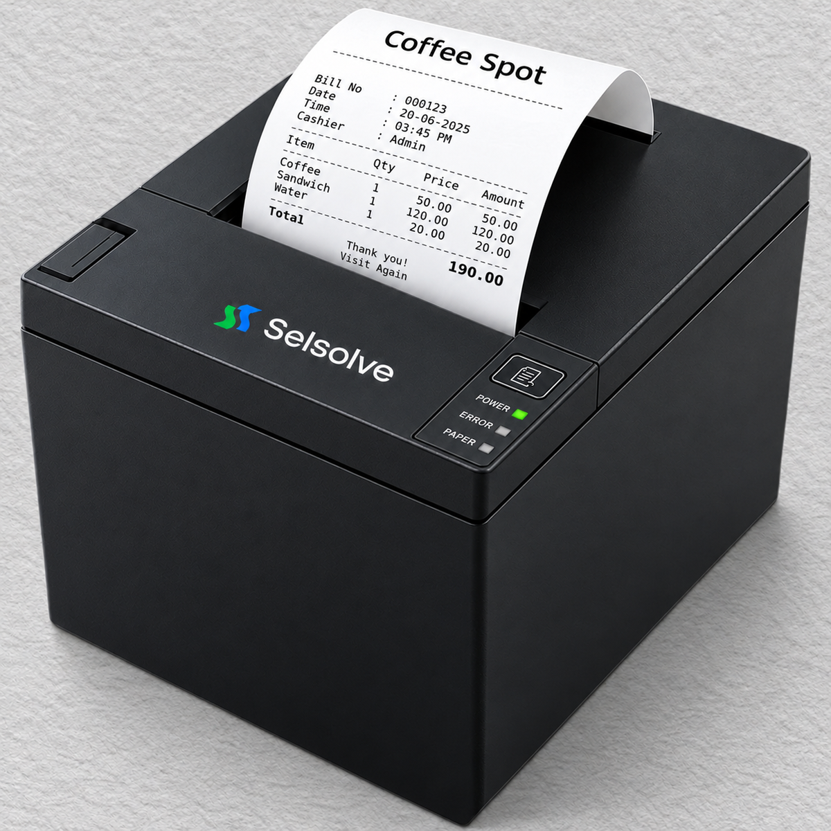 Thermal Printer SELSOLVE T2 260IV ECO USB+LAN NEW MODEL